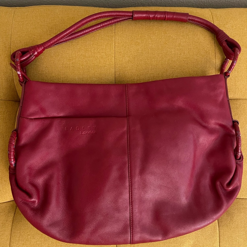 Red radley london bag